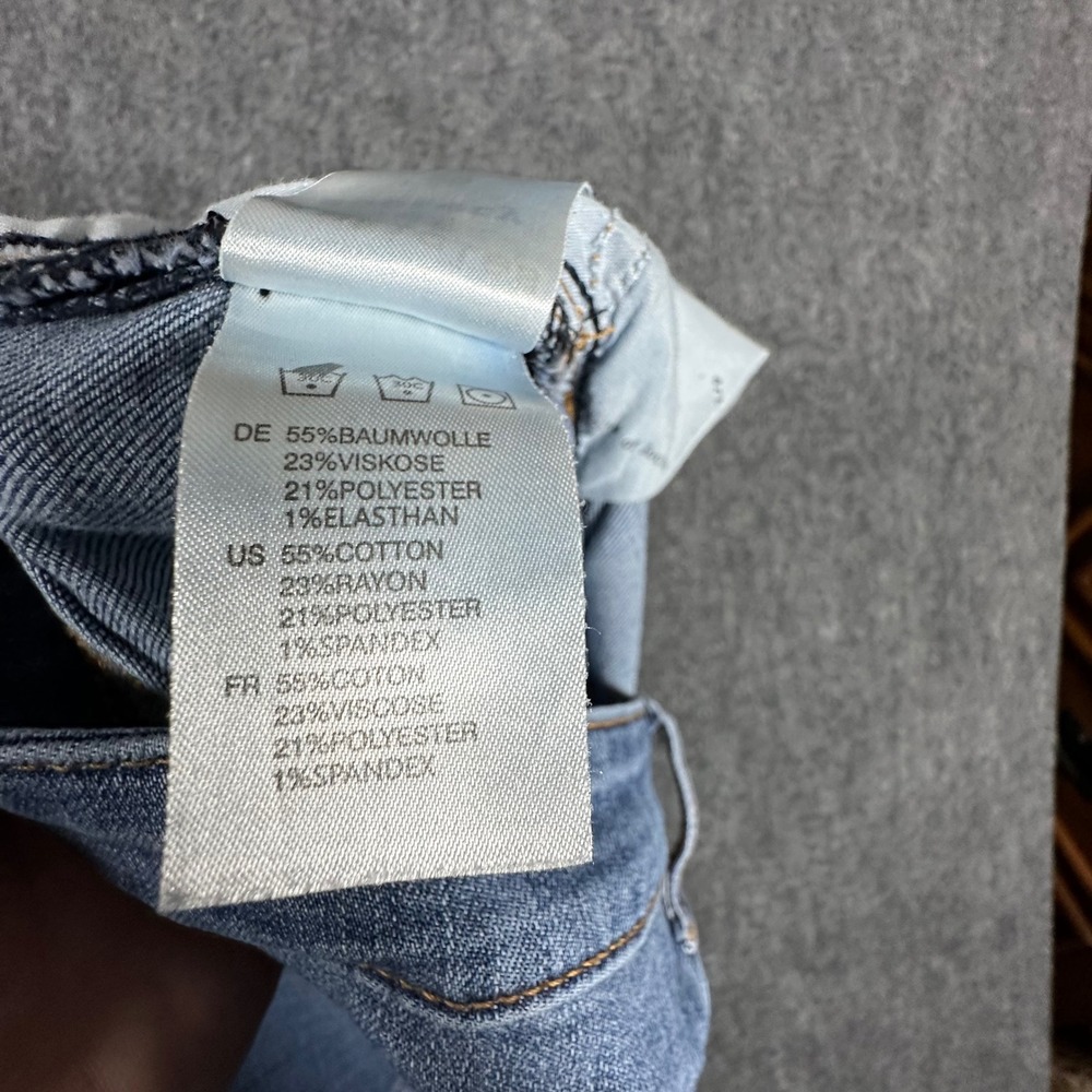 Articles of Society Bridgette Tiger High Rise Flare Jeans Blue 29 5090IM-465 - Picture 11 of 15